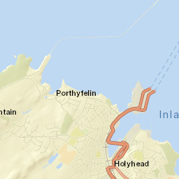 Holyhead, Isle Of Anglesey LL65, UK Street Map