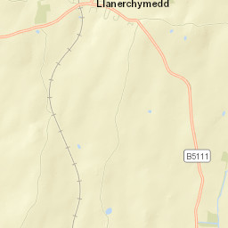 Llanerchymedd Street Map