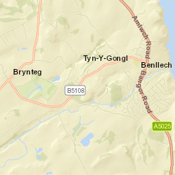 Benllech Street Map