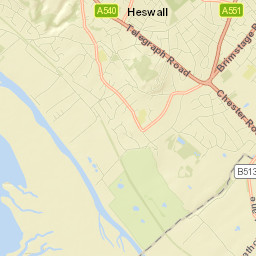 Heswall Street Map