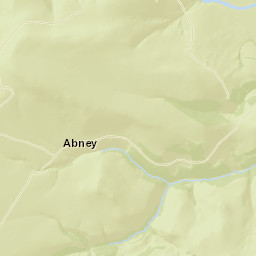 Castleton Road, Peak District National Park Street Map