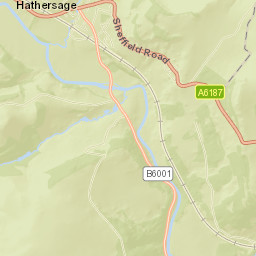Hathersage Street Map