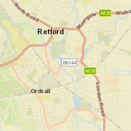 Retford Street Map