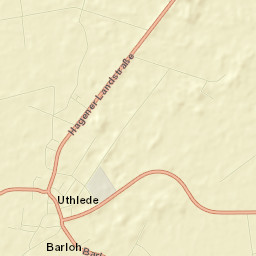 Uthlede Street Map