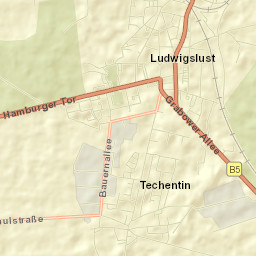 Ludwigslust Street Map