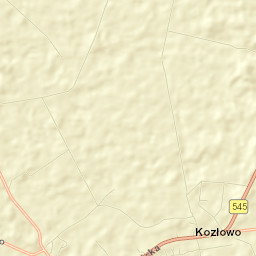 Kozłowo Street Map