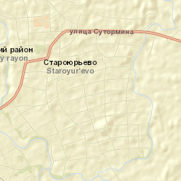 Staroyur’yevo Street Map