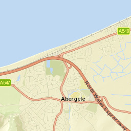 Abergele Street Map