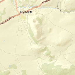 Dyserth Street Map