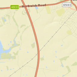 Sudlow Lane, Knutsford, Cheshire East  Street Map