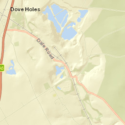 Dove Holes Street Map