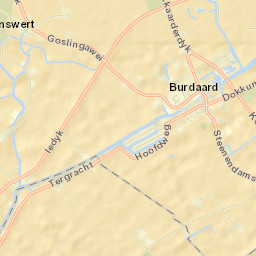 Burdaard Street Map
