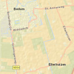 Bedum Street Map