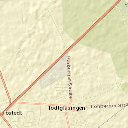 Tostedt Street Map