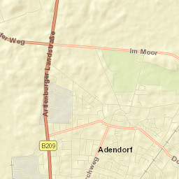 Adendorf Street Map