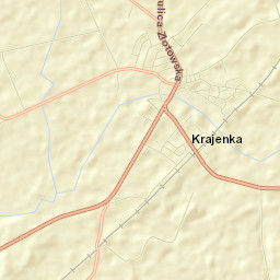 Krajenka Street Map