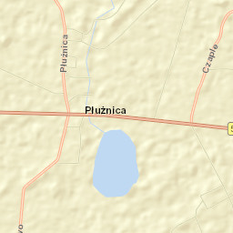 Płużnica Street Map