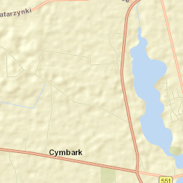 Powiat wąbrzeski Street Map