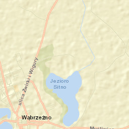 Wąbrzeźno Street Map