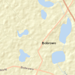 Bobrowo Street Map