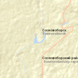 Sosnovoborsk Street Map