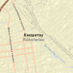 Kokshetau Street Map