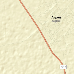 Akkol’ Street Map