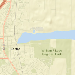 Leduc Street Map