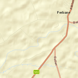 Ferbane Street Map