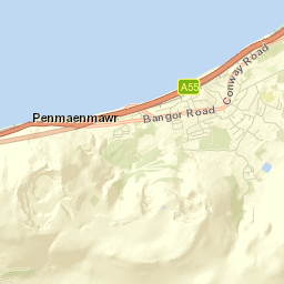 Penmaenmawr Street Map