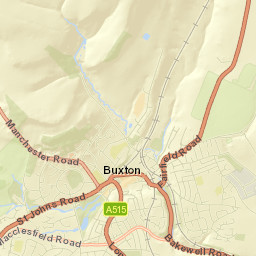 6 The Square, Buxton, Derbyshire County Street Map