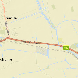 25 Bridge Street, Saxilby, Lincoln, Lincolnshire Street Map
