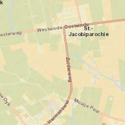 Sint Jacobiparochie Street Map