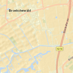 Broeksterwâld Street Map