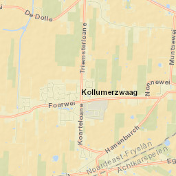 Kollumerzwaag Street Map