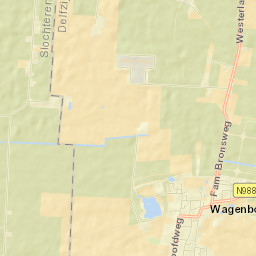 Wagenborgen Street Map