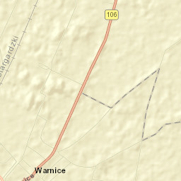 Warnice Street Map
