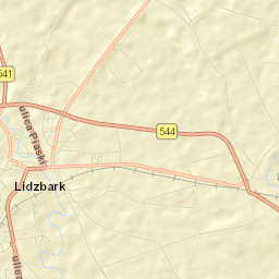 Lidzbark Street Map