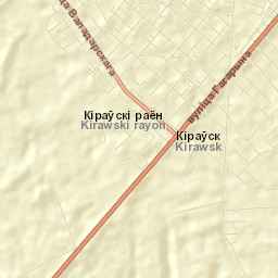 Kirawsk Street Map