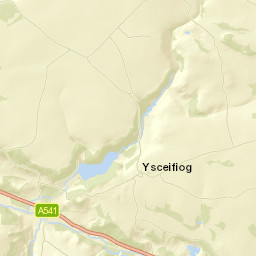 A541, Mold, Flintshire CH7, UK Street Map