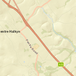 County of Flintshire Street Map