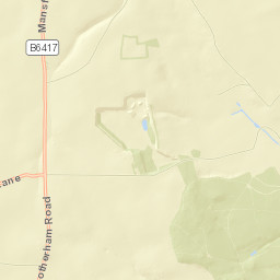 Mansfield Rd, Derbyshire S44, UK Street Map