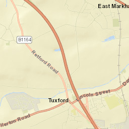 Tuxford Street Map