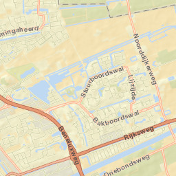 Oosterhoogebrug Street Map