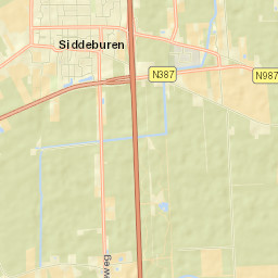 Siddeburen Street Map