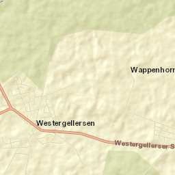 Westergellersen Street Map