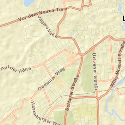 Lüneburg Street Map