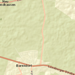 Barendorf Street Map