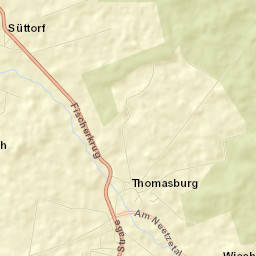 Thomasburg Street Map