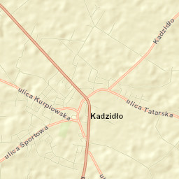 Kadzidło Street Map